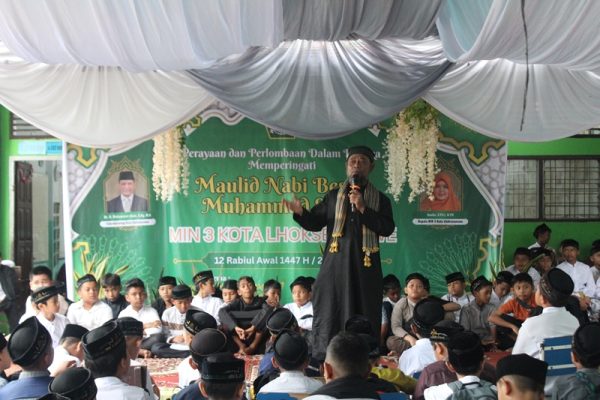 Peringatan Maulid Nabi Besar Muhammad SAW 1447 H/2025 M di MIN 3 Kota Lhokseumawe